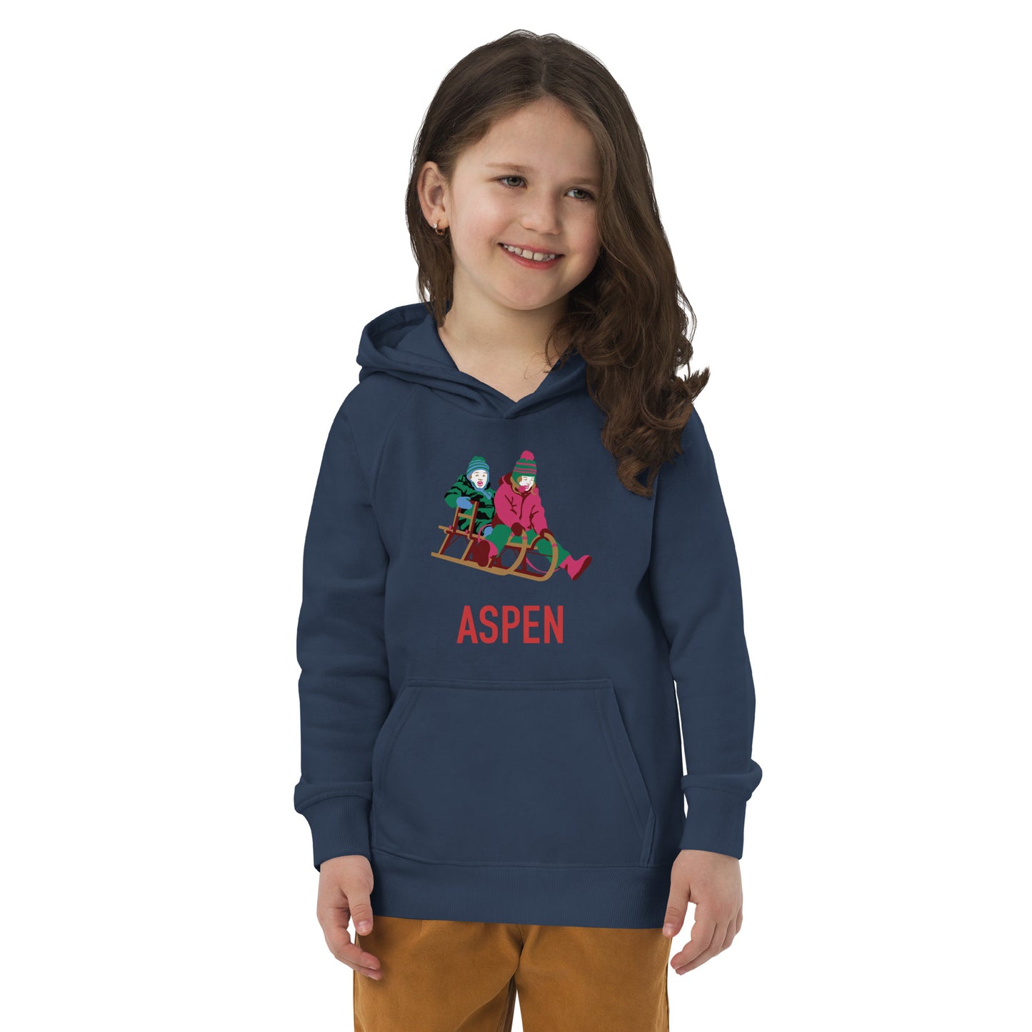 Kids Organic Cotton Hoodie Aspen 2023