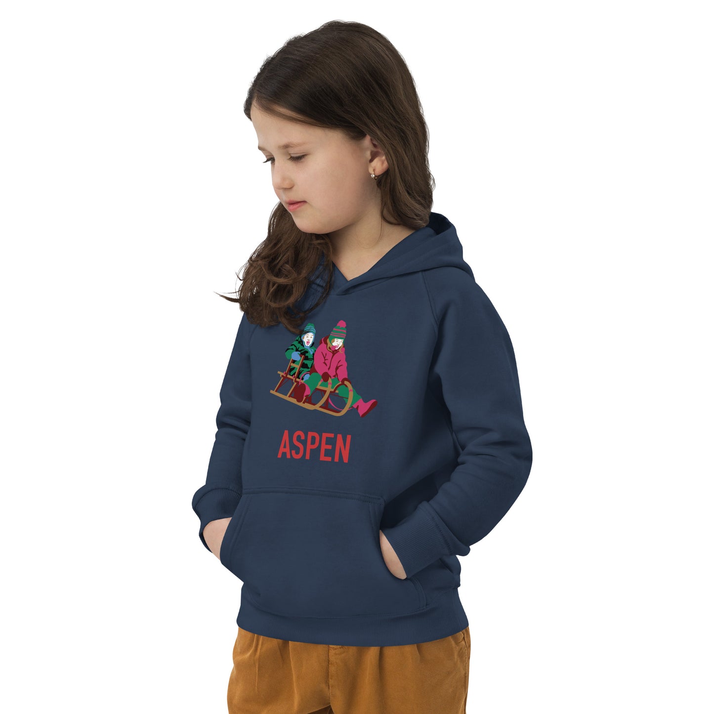 Kids Organic Cotton Hoodie Aspen 2023