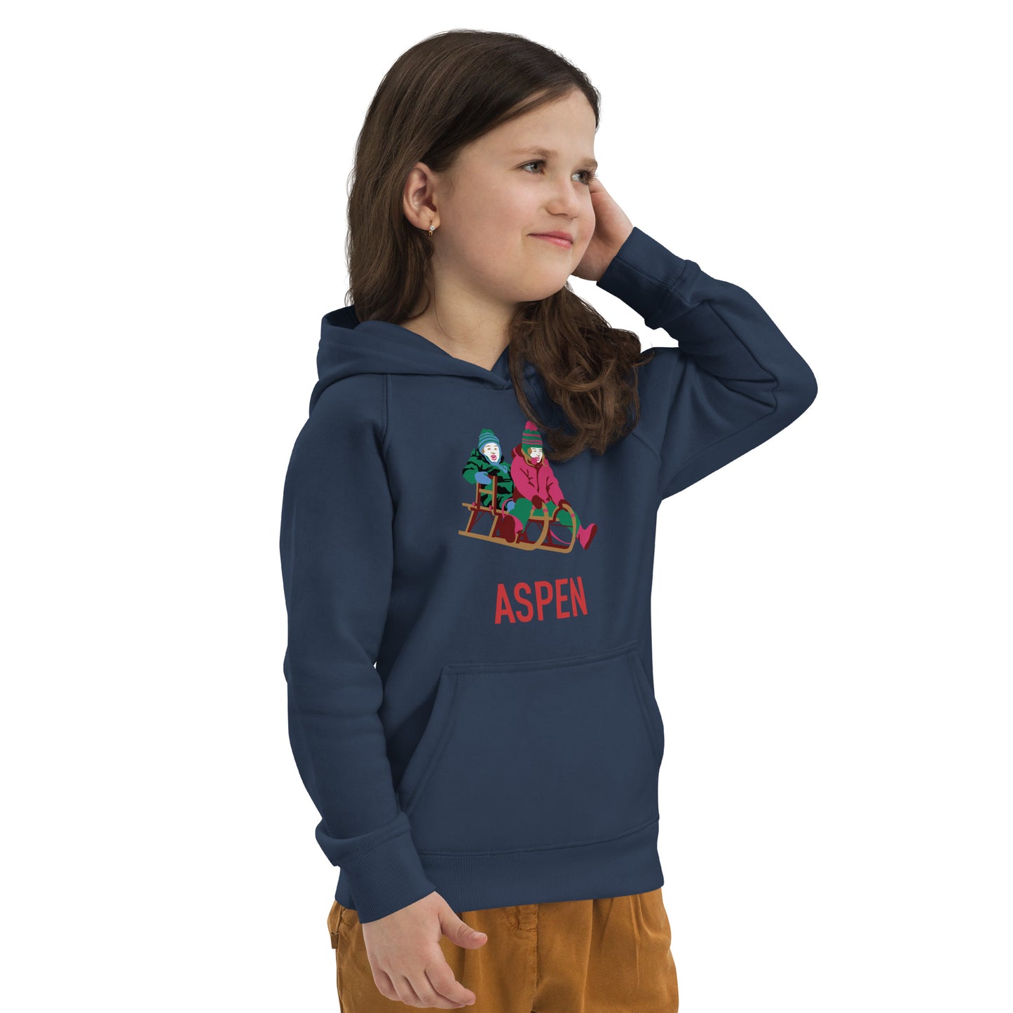 Kids Organic Cotton Hoodie Aspen 2023