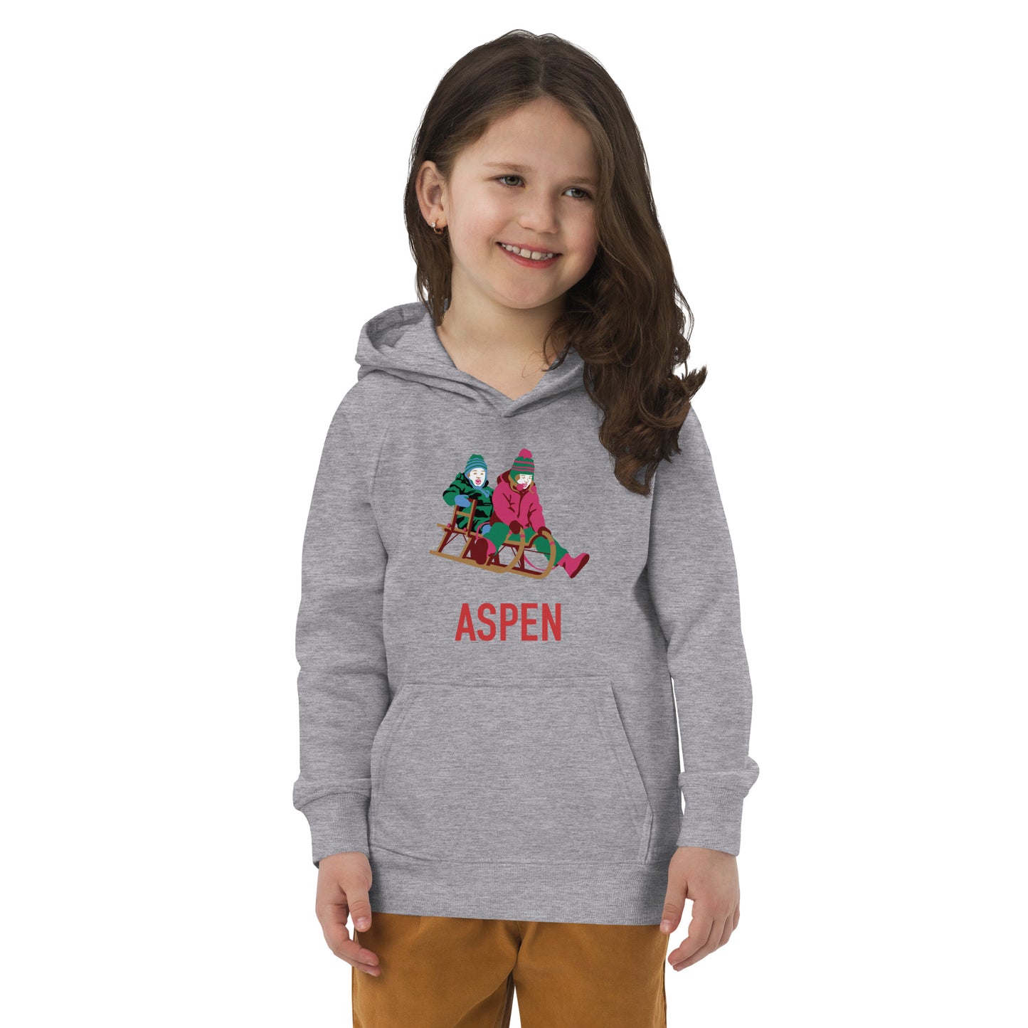 Kids Organic Cotton Hoodie Aspen 2023