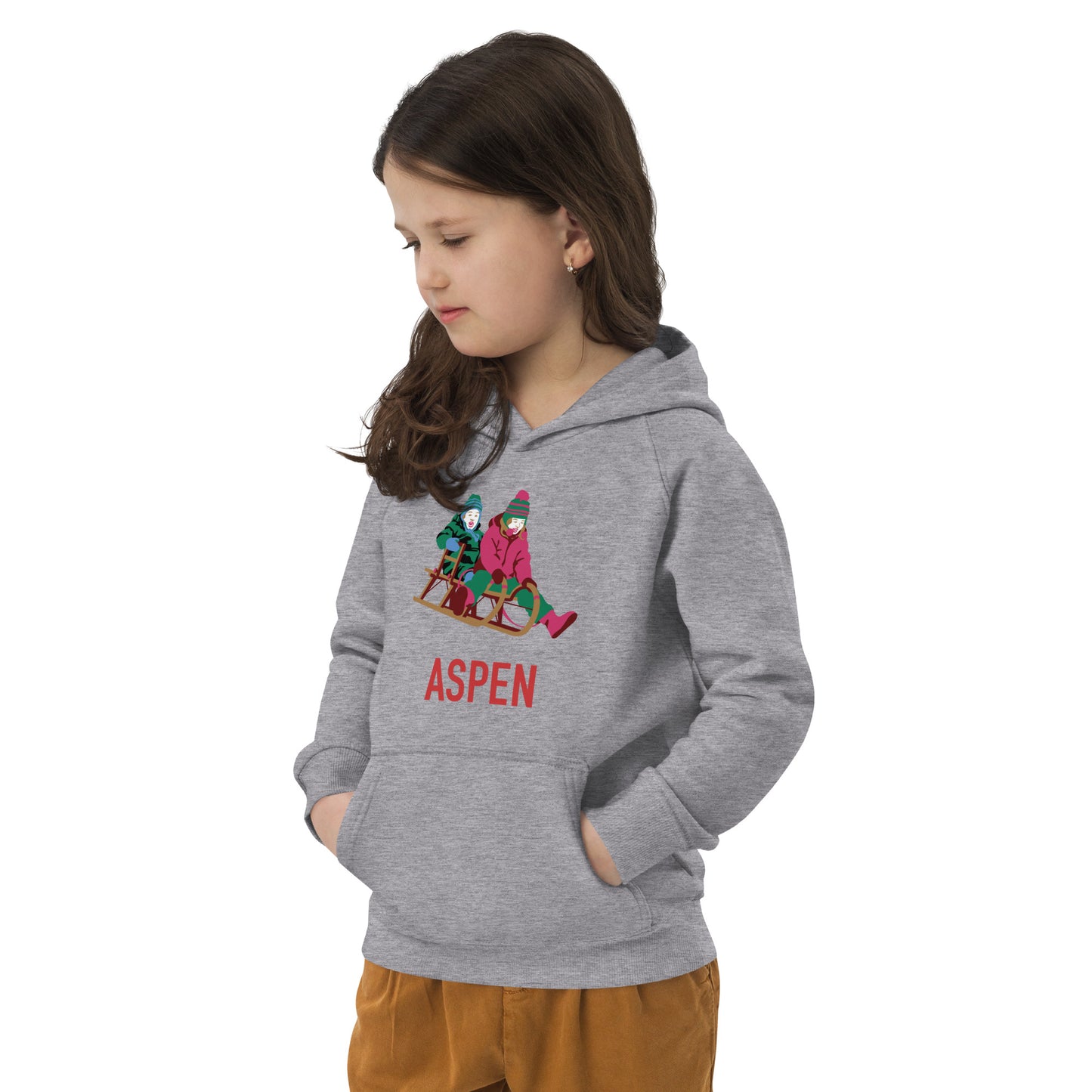 Kids Organic Cotton Hoodie Aspen 2023