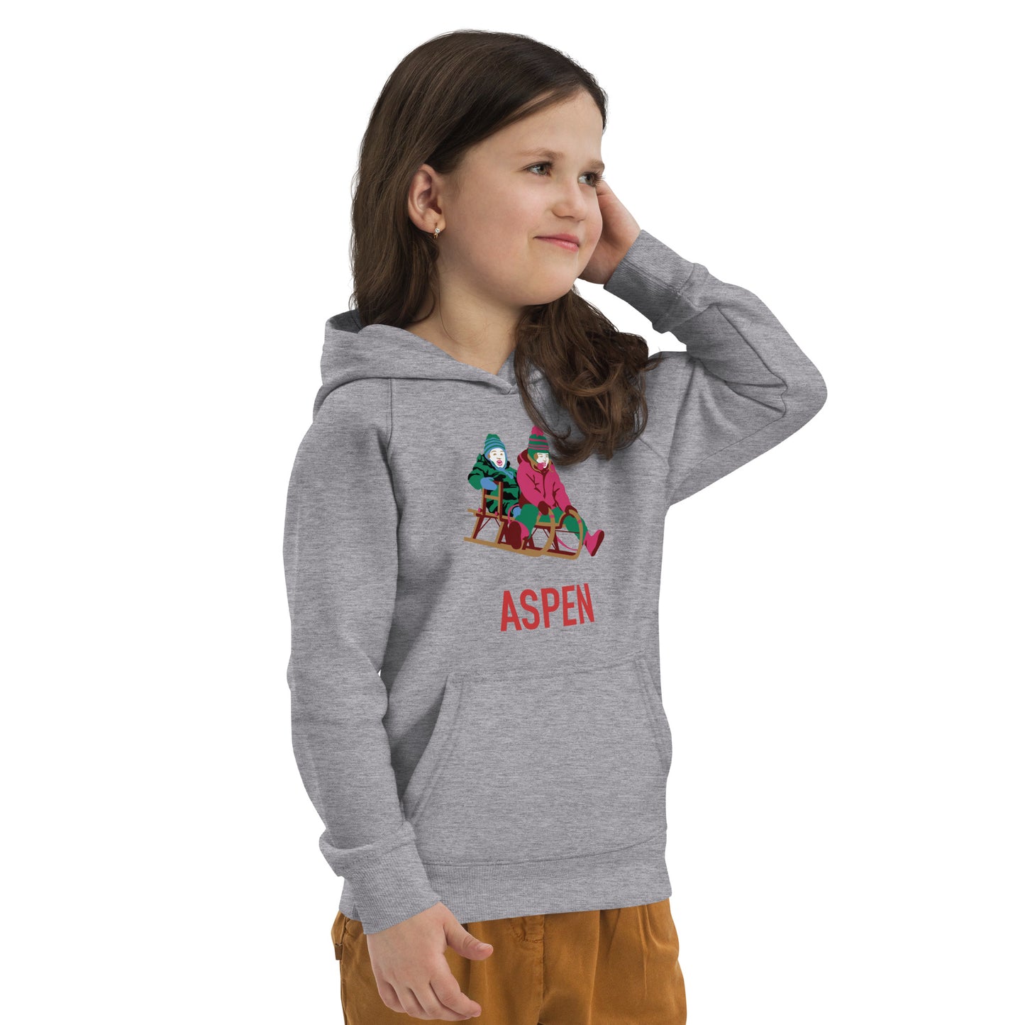 Kids Organic Cotton Hoodie Aspen 2023