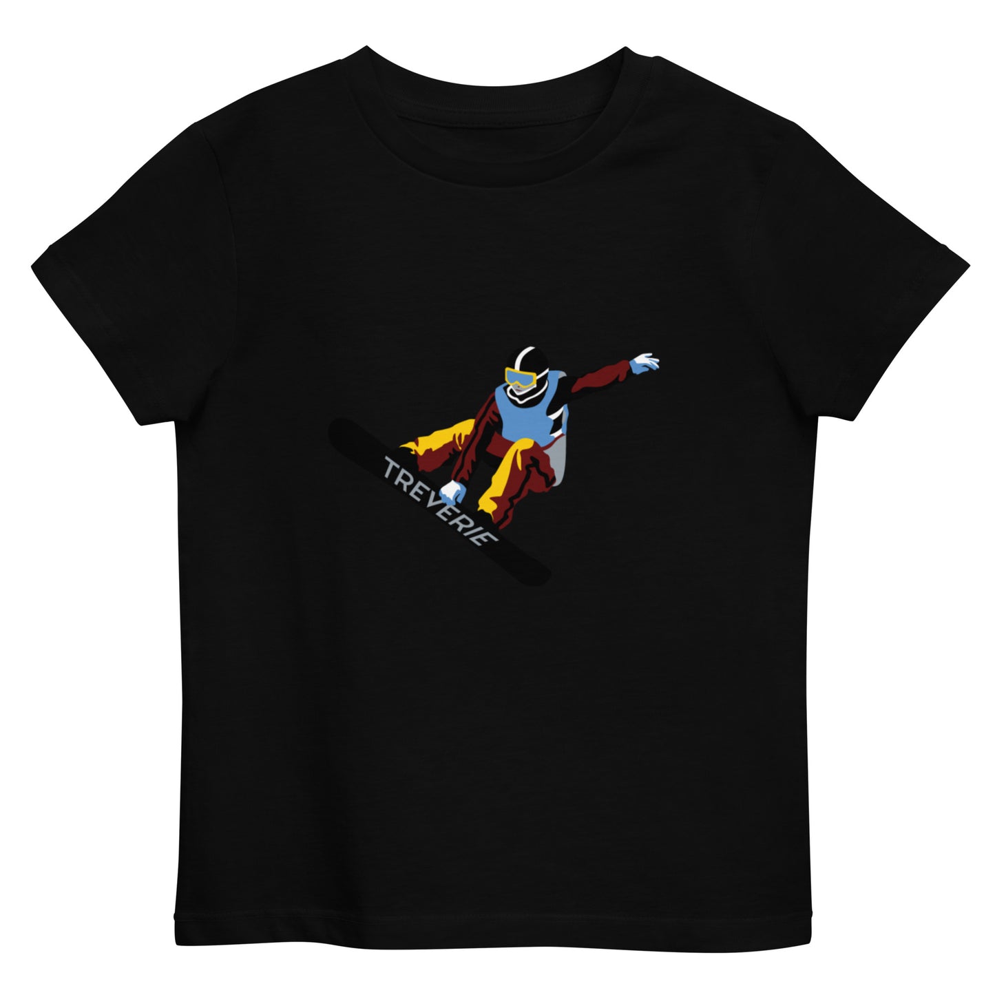 Organic Cotton T-Shirt Kids Snowboarder 2023