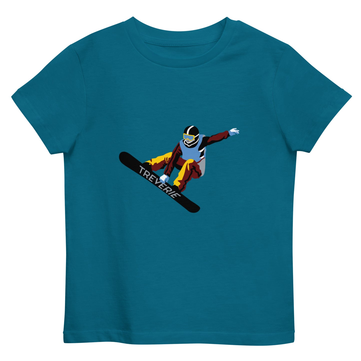 Organic Cotton T-Shirt Kids Snowboarder 2023