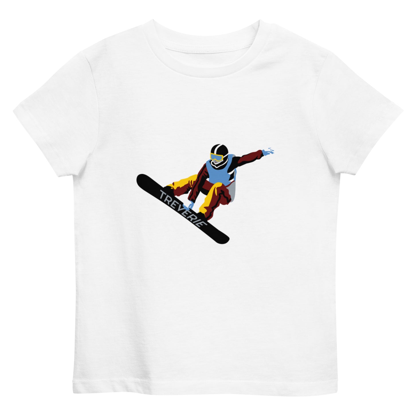 Organic Cotton T-Shirt Kids Snowboarder 2023