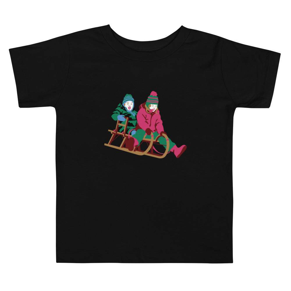 Toddler T-Shirt "Kids Sledging" 2023